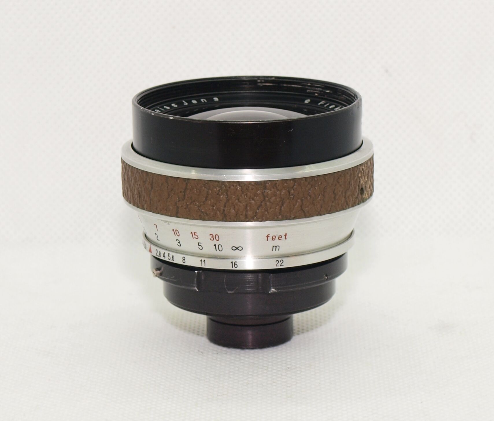 CARL ZEISS JENA Flektogon 2.8 F 35 mm Lens WERRA Brown Cover VINTAGE 5674575 - Image 4