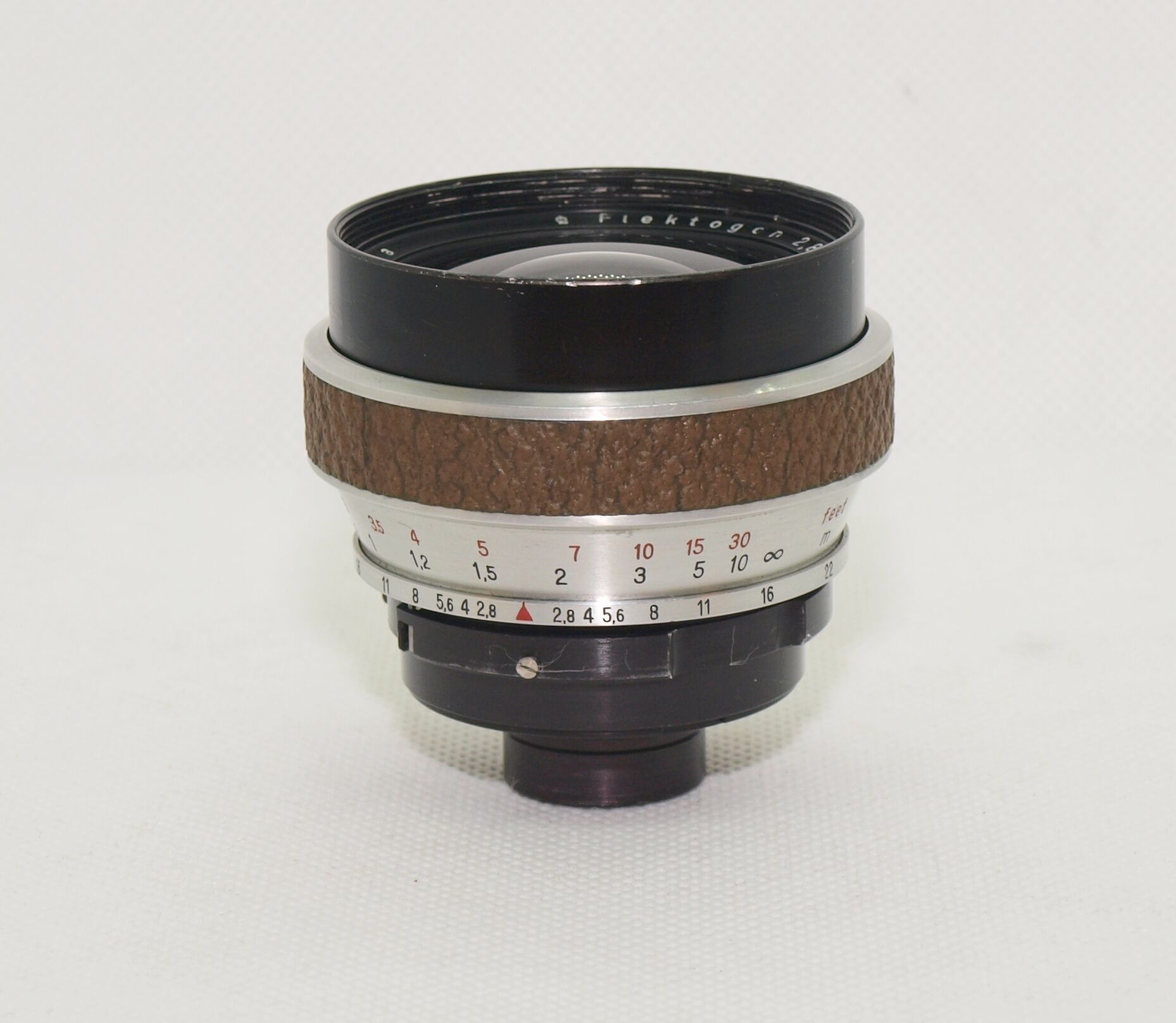 CARL ZEISS JENA Flektogon 2.8 F 35 mm Lens WERRA Brown Cover VINTAGE 5674575 - Image 5