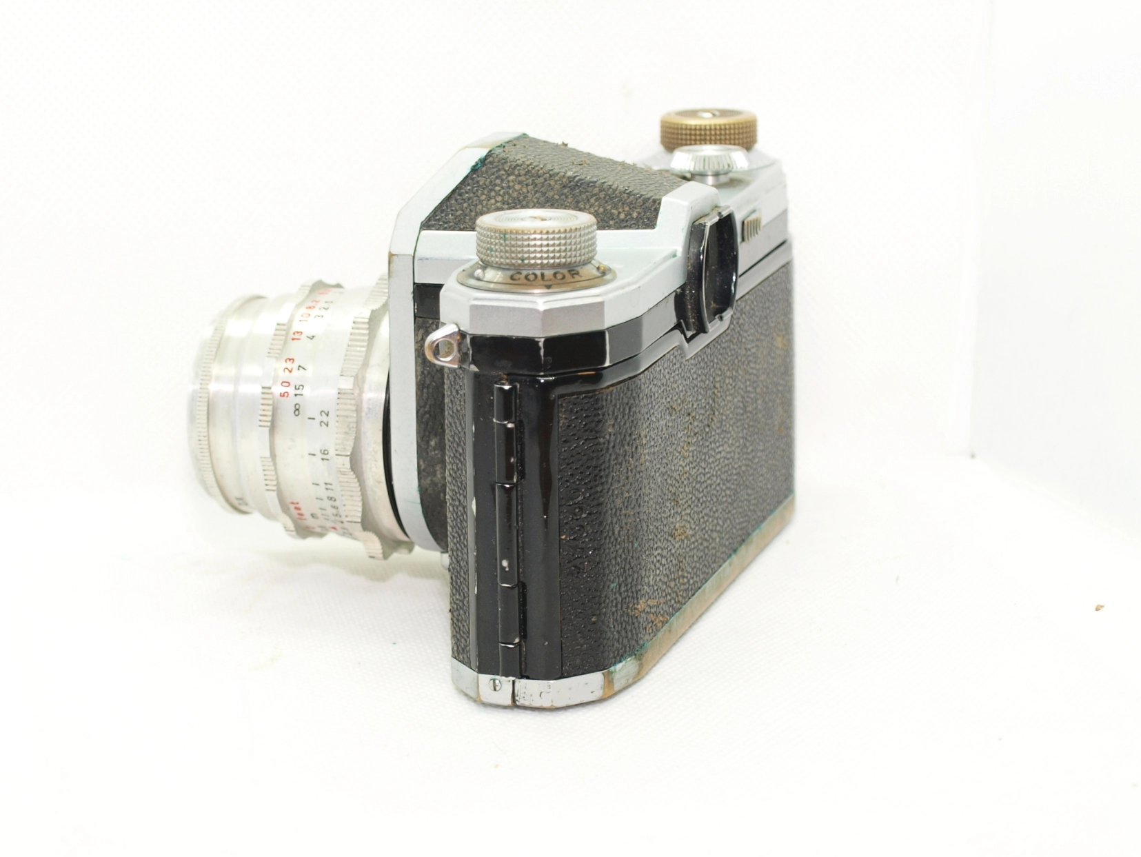 Contax S vintage camera with Meyer-Optik Trioplan 50mm lens